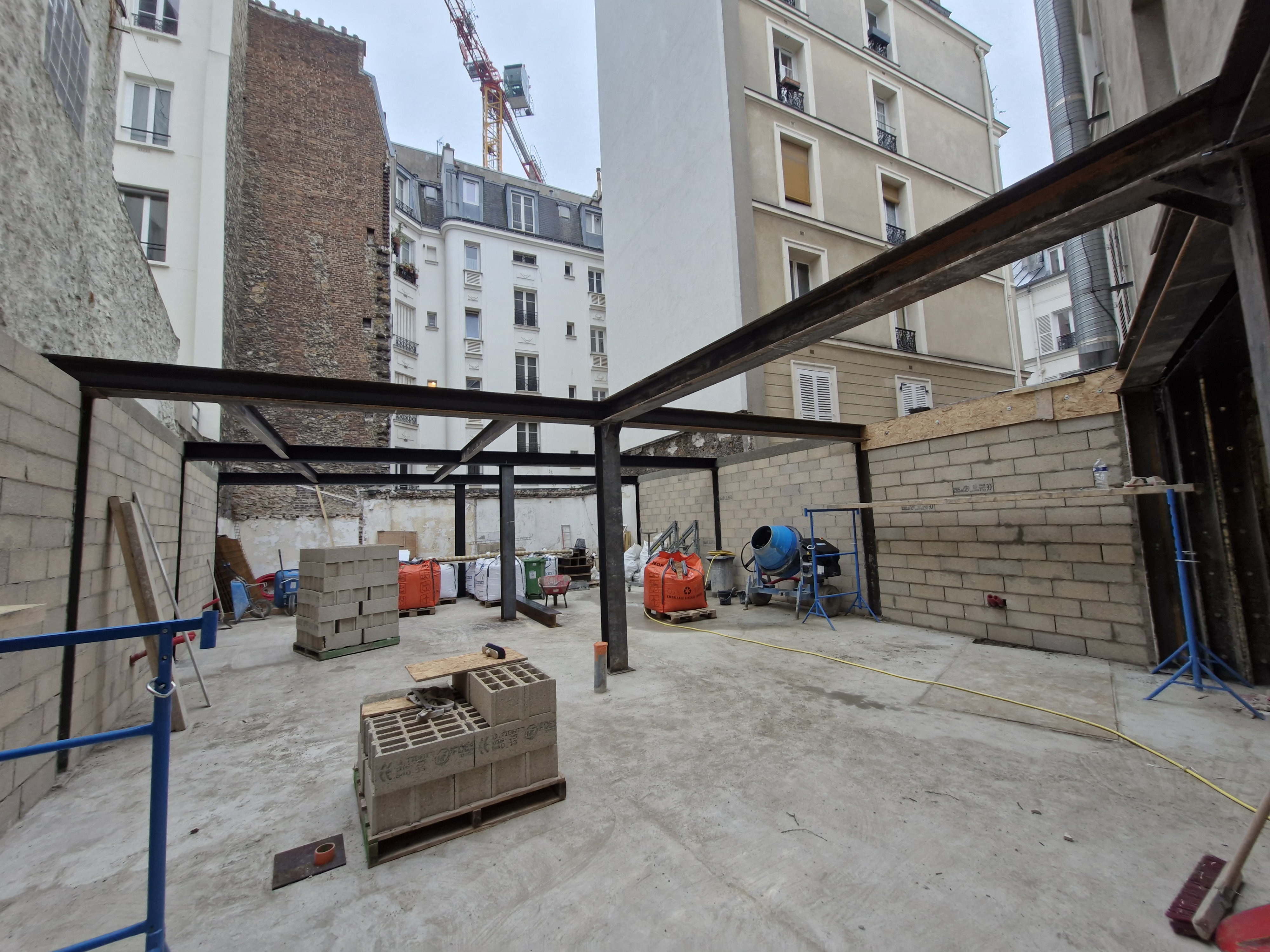 Finition de dalle à Paris 17